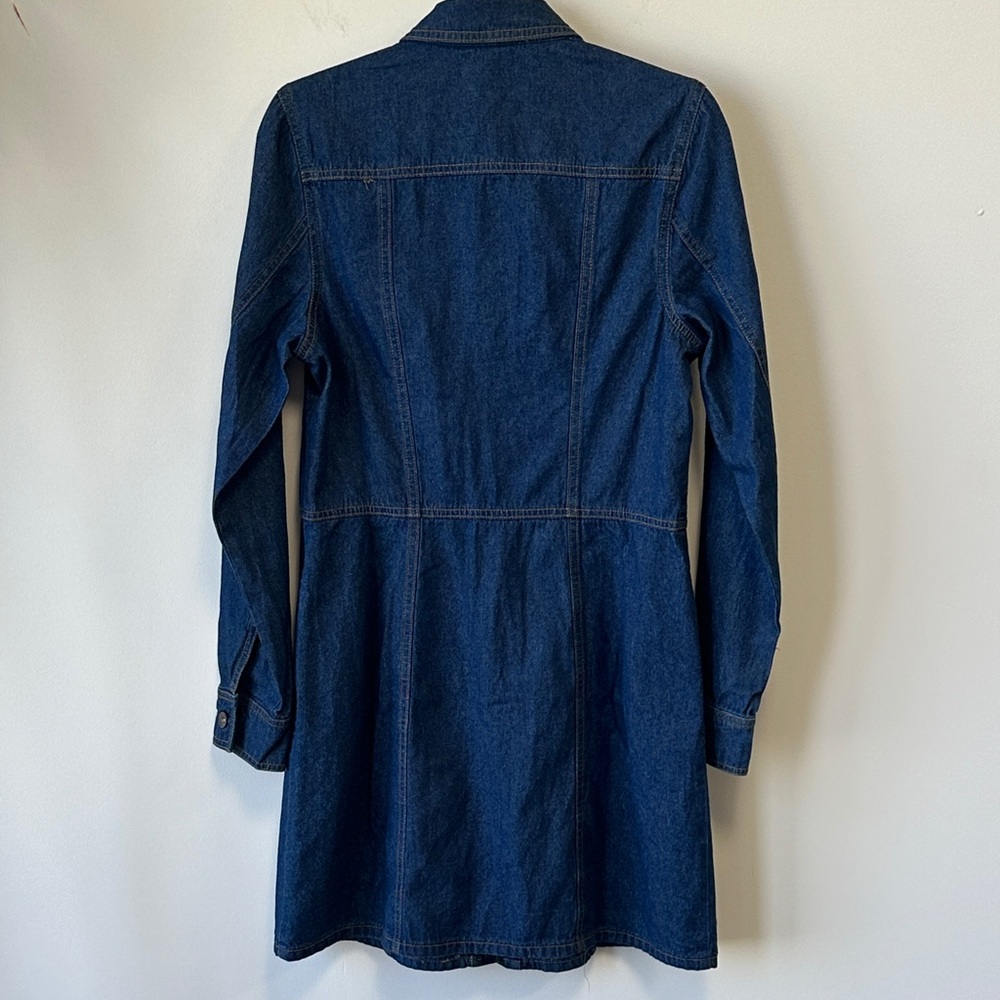 Frye Sz Small Denim Dress / Jacket • NWOT! - Picture 6 of 13